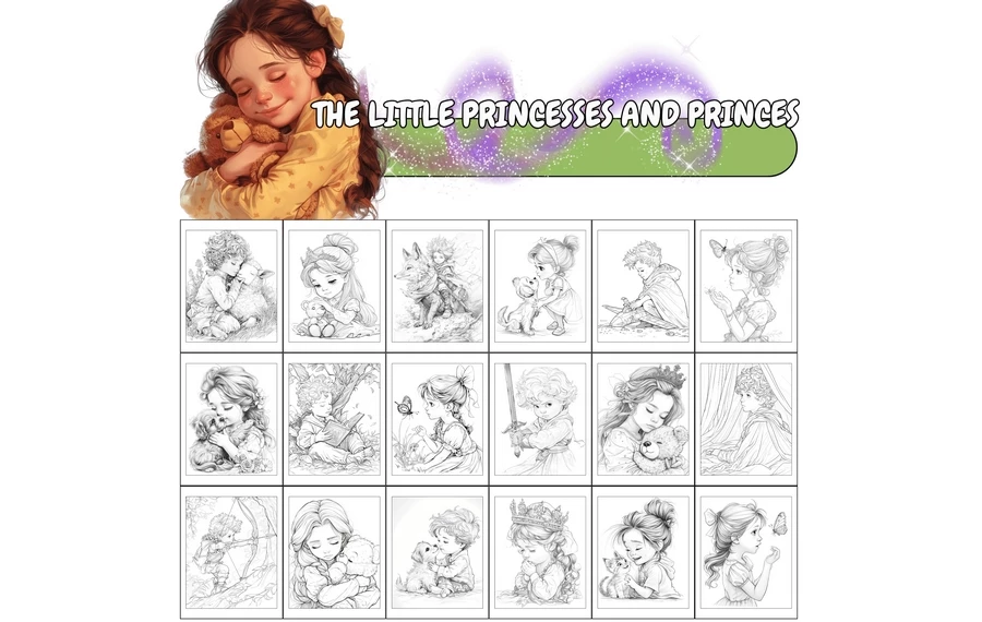 1000+ Fairy Tale Coloring Pages with 1000+ Fairy Tale Coloring Prompts_13