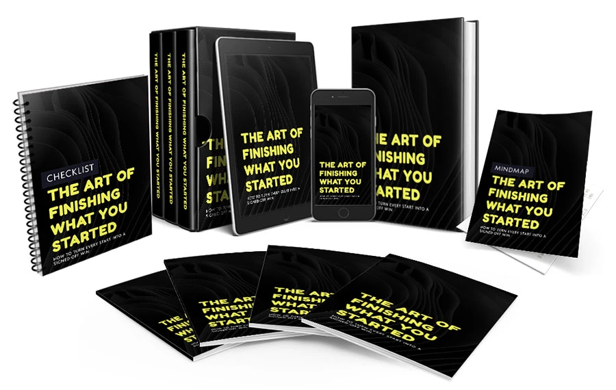 The Art Of Finishing Premium PLR EBook Complete Video Course_1