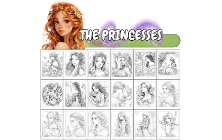 1000+ Fairy Tale Coloring Pages with 1000+ Fairy Tale Coloring Prompts